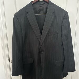 Jos. A. Bank Charcoal Pinstripe Two-Button Suit Jacket